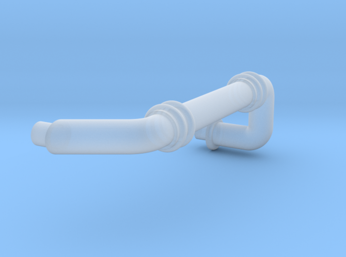 Small Pipe Righthand Bend 3d printed