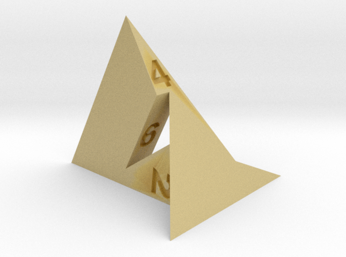 d4 Szilassi Polyhedron 3d printed