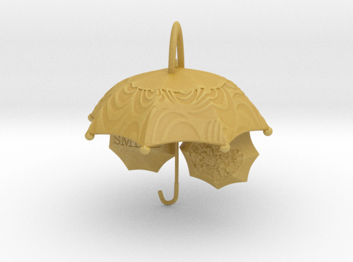 Mountain laurel and Umbrella 3d printed