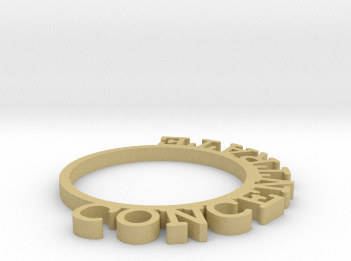 D&amp;D Condition Ring, Concentrate 3d printed