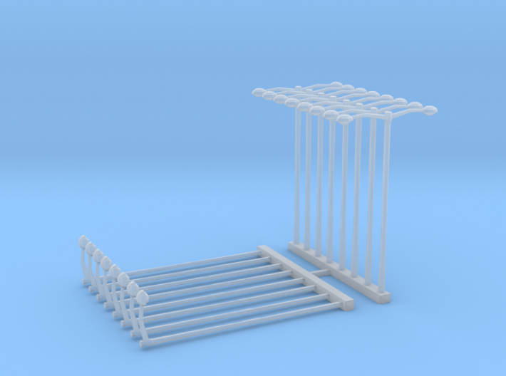 Street Light - Single and Double - Sprue 3d printed