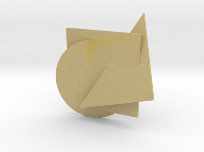 A Circle, A Square, A Triangle - Pendant 3d printed