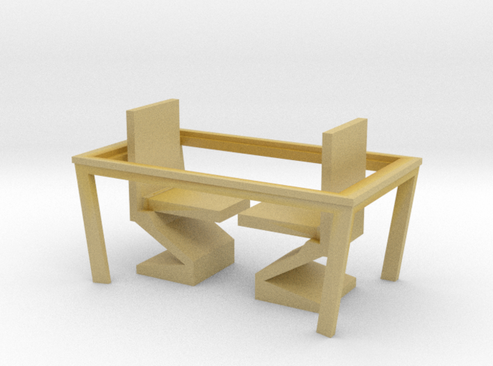 Nether Chair and Table Set 3d printed