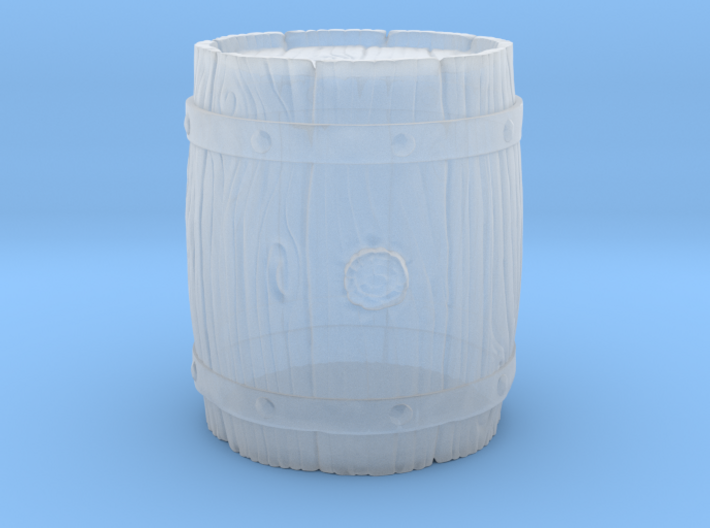 Wooden Barrel 3d printed