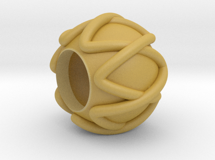 Septafoil Knot Keychain/Lanyard Bead 3d printed
