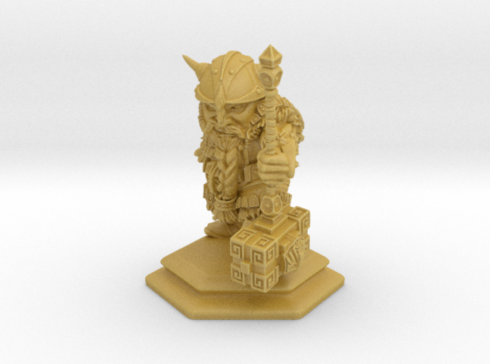 Dwarf Warrior / Fighter / Barbarian 3d printed 
