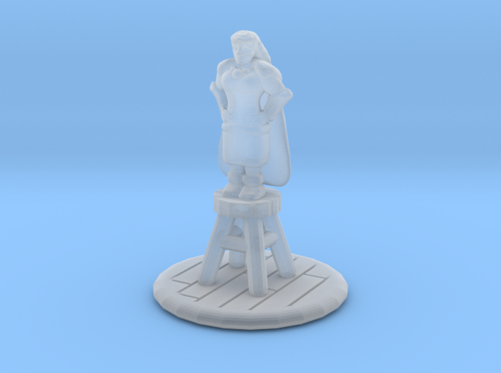 Halfling Rogue on Barstool 25mm 3d printed