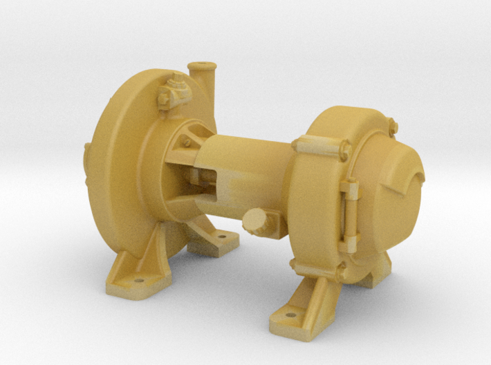 1:16 Scale Pyle Type &quot;E&quot; Steam Turbo Generator 3d printed