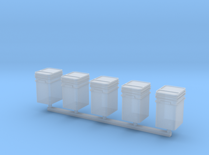 1/64 or S Scale Talc Buckets-5 3d printed
