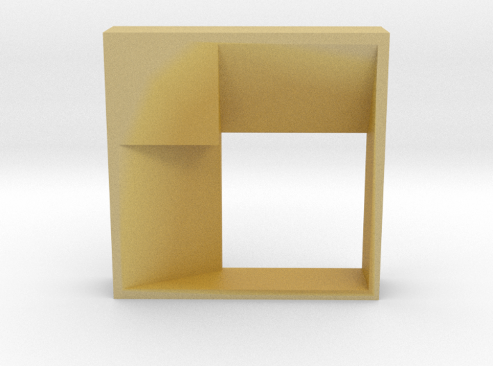 Golden Ratio Pendant 3d printed