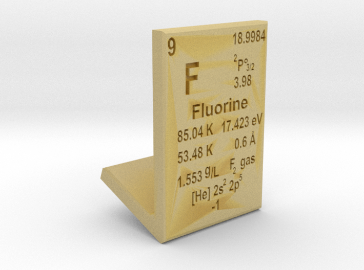 Fluorine Element Stand 3d printed 