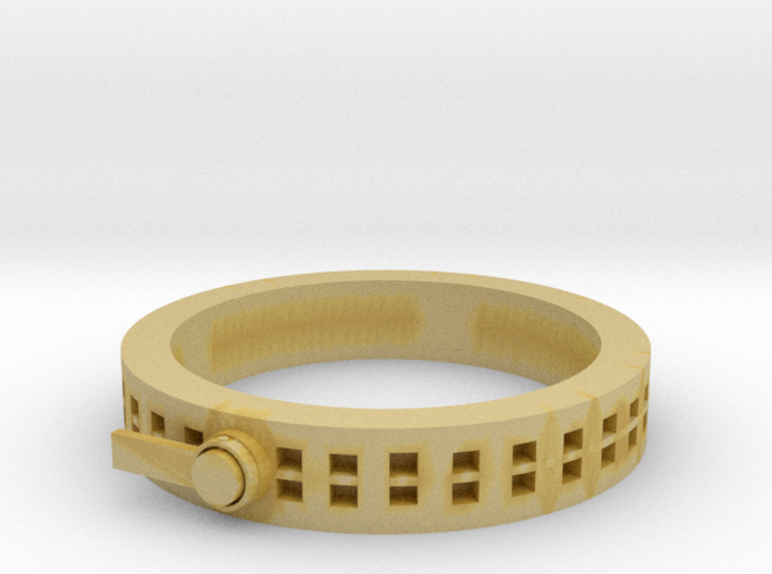Zipper ring 3d printed