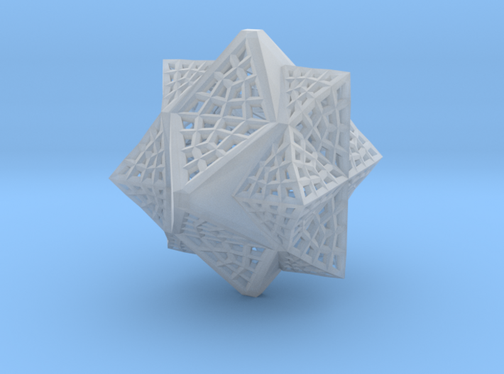 Tetra Cube octa Family Compound 3d printed