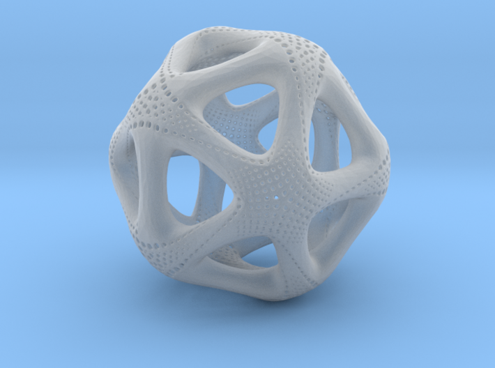 Perforated Twisted Icosahedron Type 1 3d printed