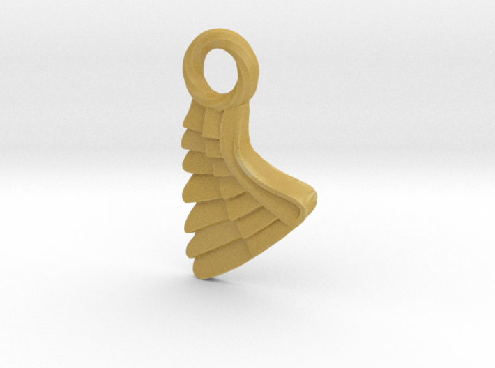 Wing Pendent and Charm 3D print model 3d printed