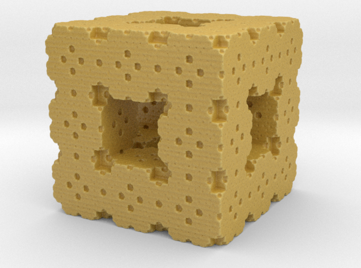 Menger Cube Fractal 3d printed