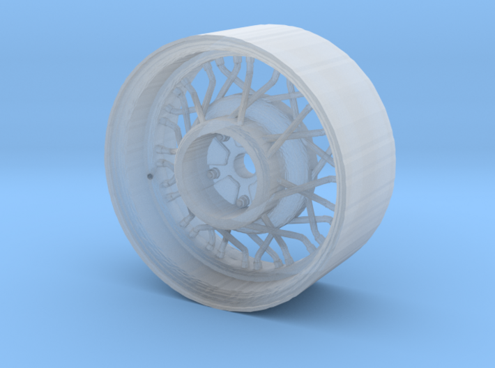 Ford &quot;Bent Spoke Kelsey&quot; wire wheel 3d printed