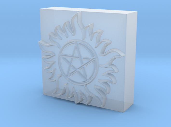 3D Anti-Possession Leather Embossing Stamp 3d printed