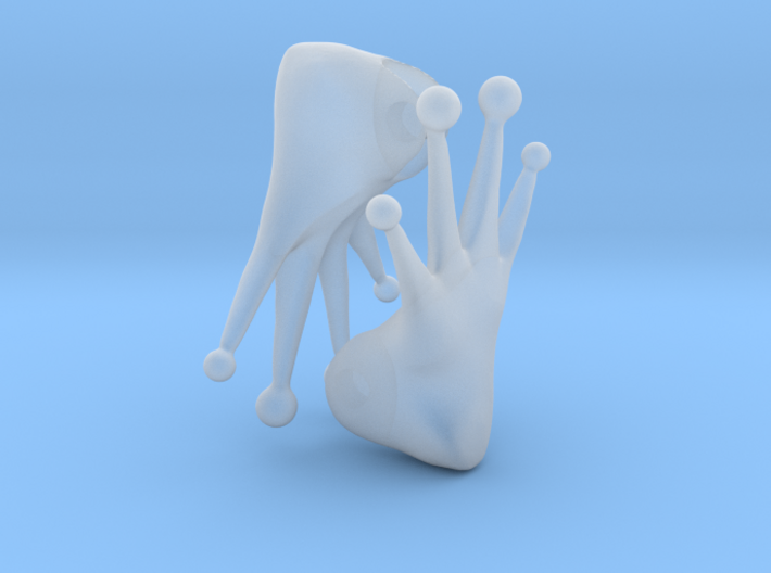 Froggy foot flippers for 'Storybook' BJD 3d printed