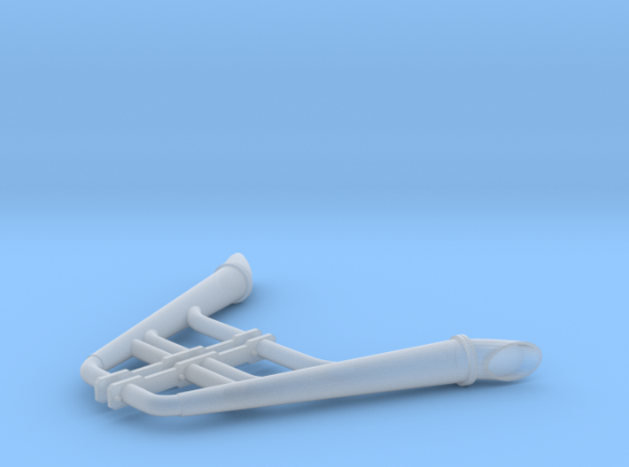 1:25 Custom Hot Rod Headers 3d printed