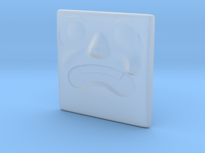 Large Surprised Face 3d printed