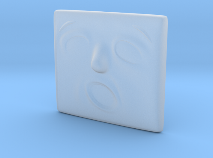 Scared Face 3d printed