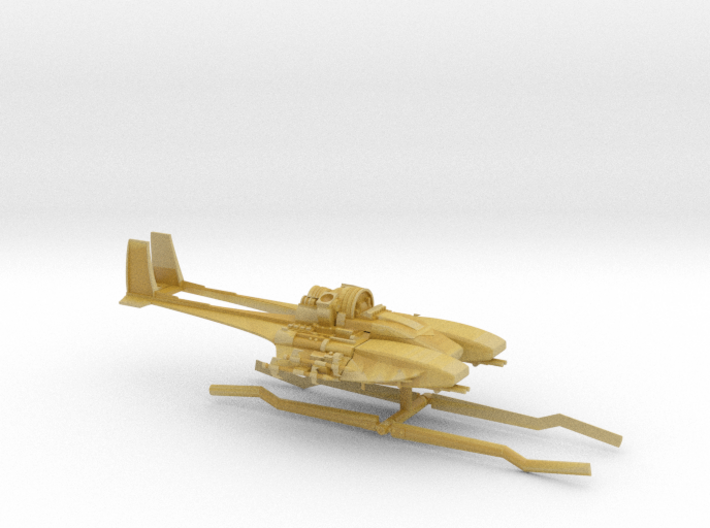 15mm Bad Guys Heavy Attack Helicopter  3d printed 