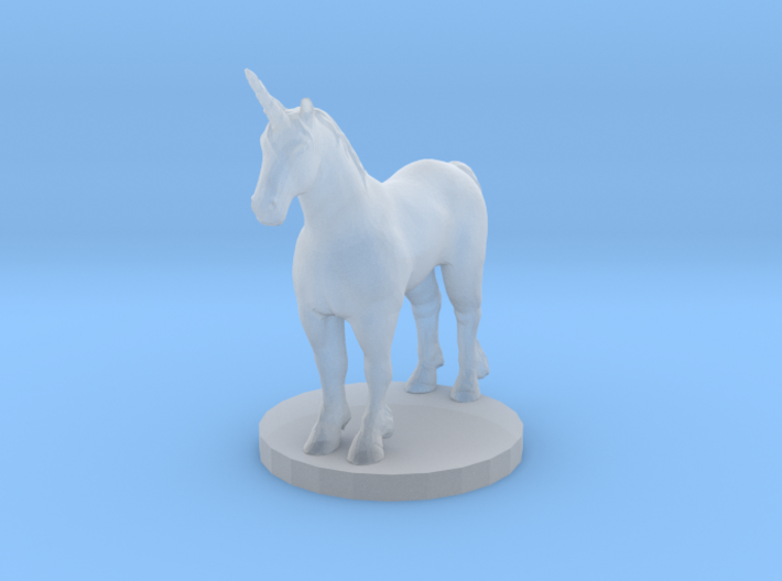 Standing Unicorn 3d printed