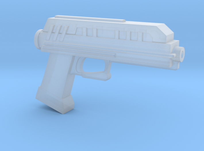 DC-17 Blaster pistol for 6&quot; action figures 3d printed