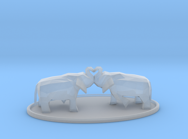 Elephant Love 3d printed