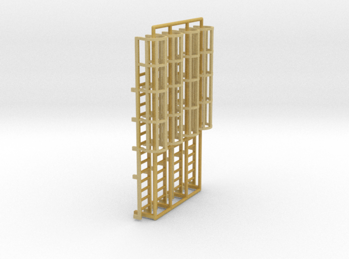 1:100 Cage Ladder 48mm Top 3d printed