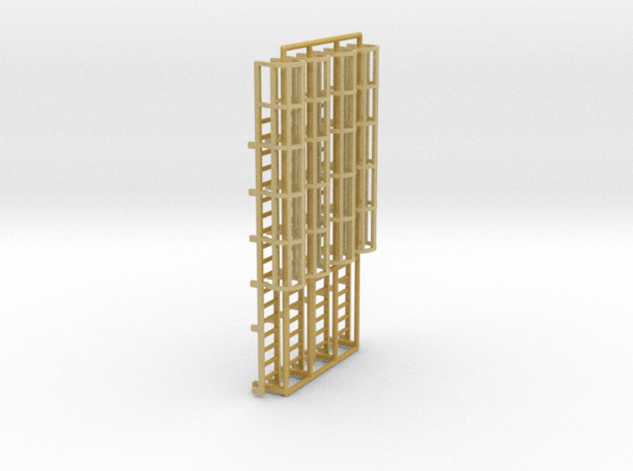 1:100 Cage Ladder 58mm Top 3d printed