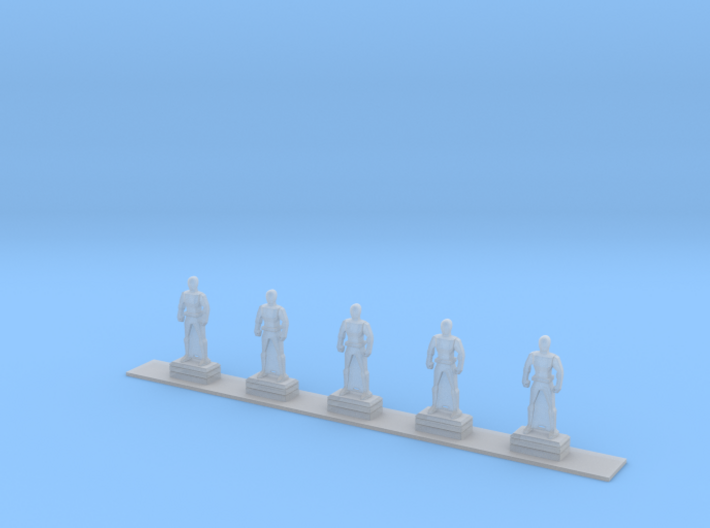Ranger Key Statues Group (Original Test Model) 3d printed