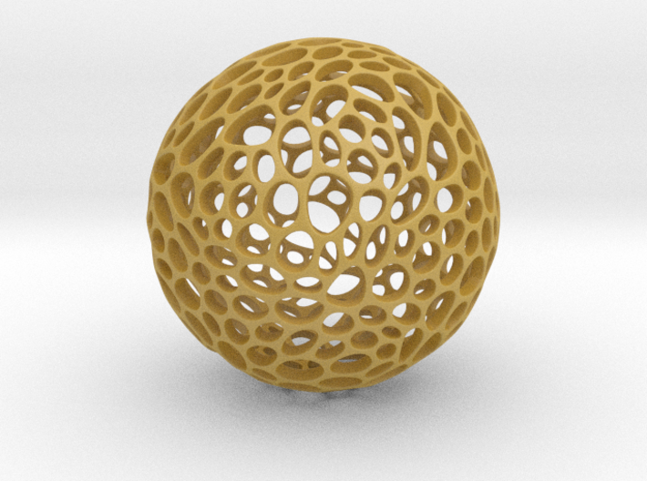 Voronoi sphere 3d printed