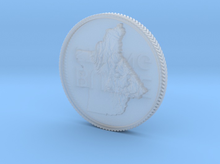 Butte Strong Coin 3d printed