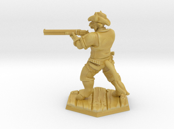 Bull Gunner (28mm Scale Miniature) 3d printed