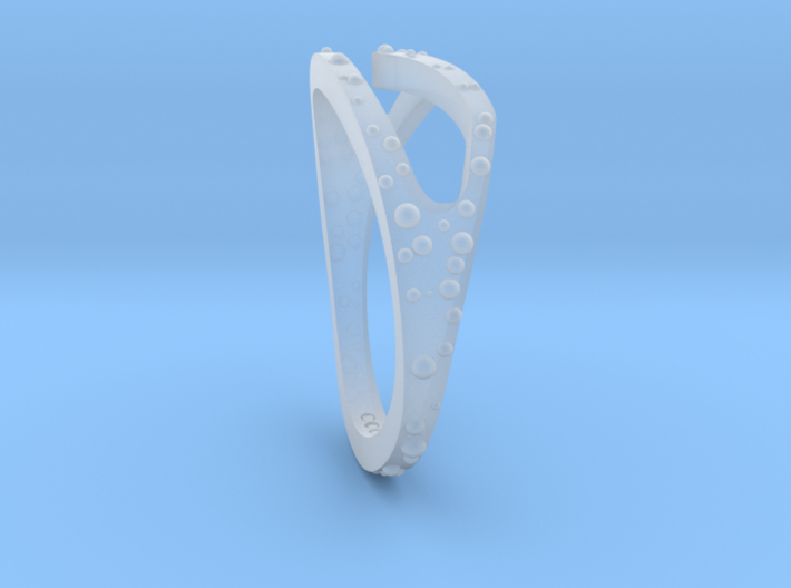 Wave Ring 3d printed