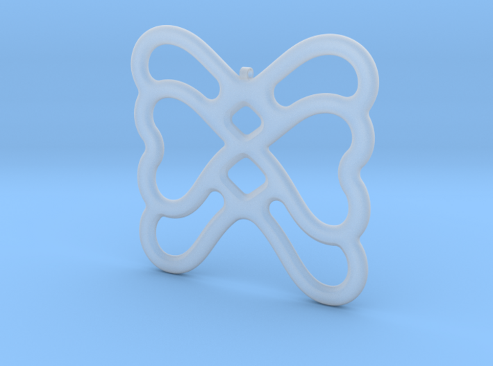 Butterfly Pendant / Necklace-22 3d printed