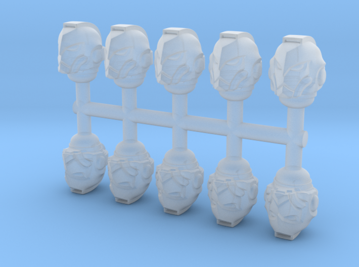 Archelon Chapter Helmets 10 Pack 3d printed