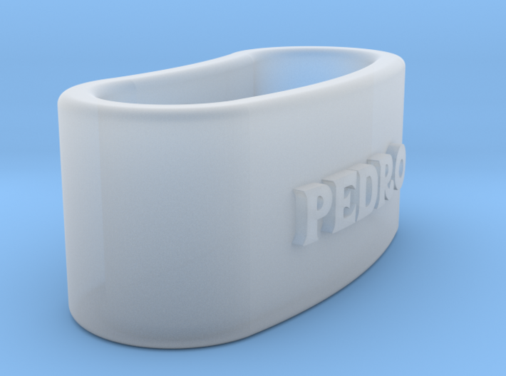 PEDRO 3D Napkin Ring with lauburu 3d printed