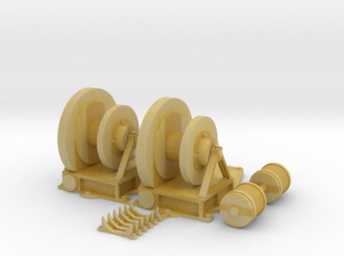 Carfloat Mooring Winch - S SCALE 3d printed