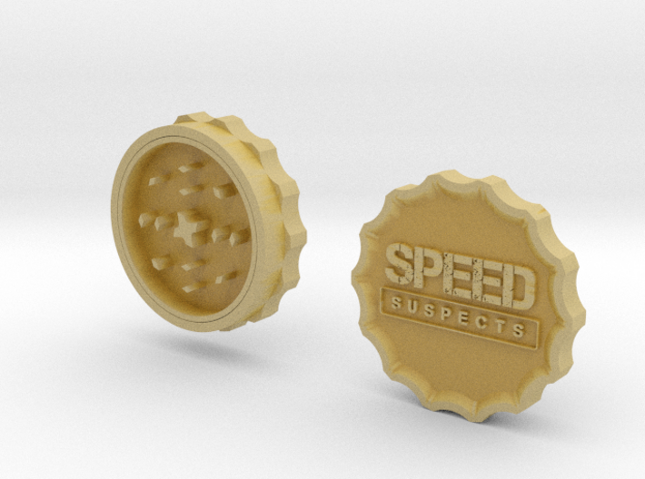 Speed Suspects Herbal Grinder 3d printed