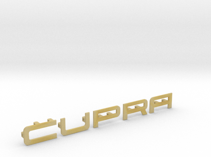 Cupra Lower Grill Letters - Full Set 3d printed