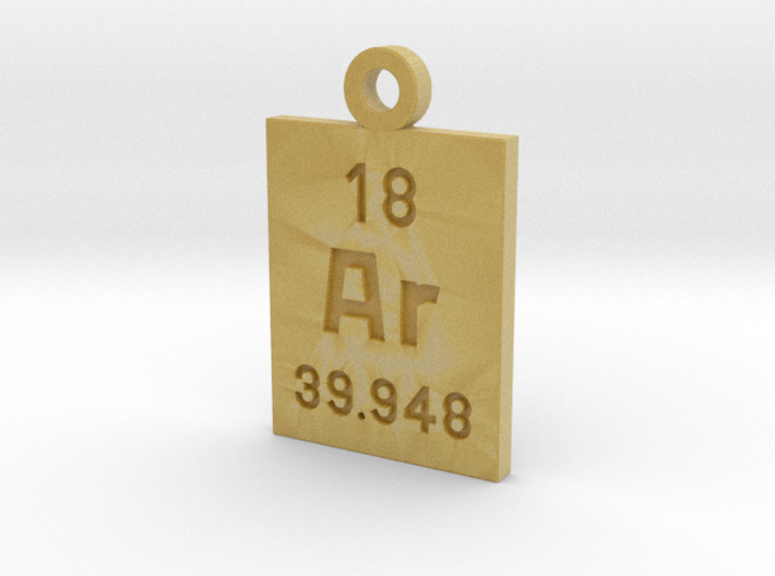 Ar Periodic Pendant 3d printed