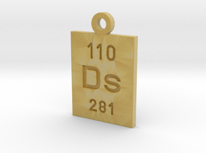 Ds Periodic Pendant 3d printed