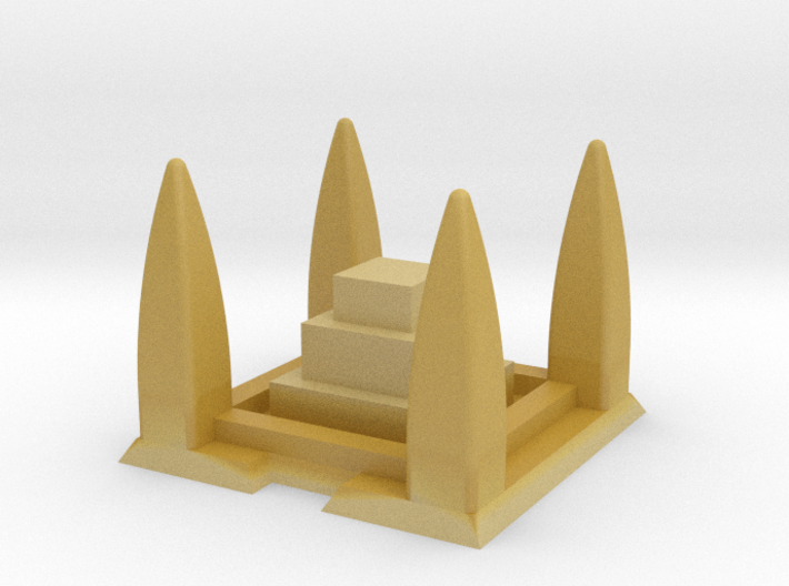 Shrine / Temple 2mm/3mm Game Scale 3d printed