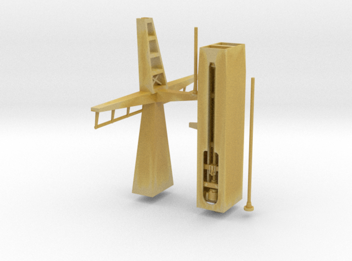 1/96 scale Refuel Mast for F-125 Frigate 3d printed