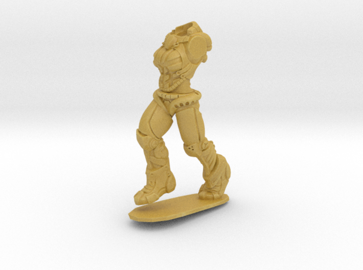 Anthropomorphic female heavy armor 1(HSD miniature 3d printed