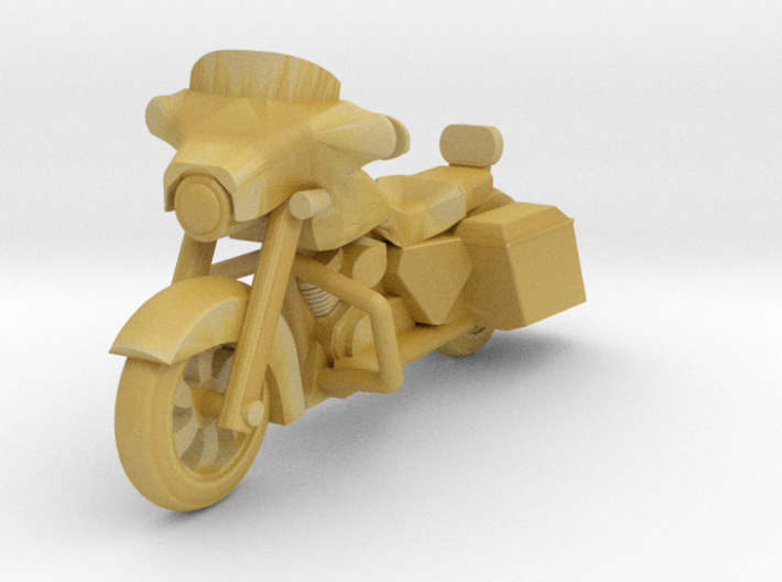 HO Scale Street Bagger Motorcycle 3d printed