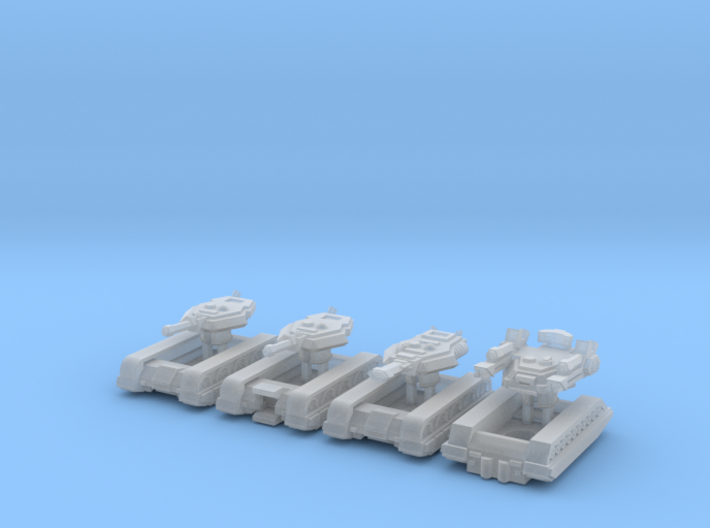 All Three Mk1 tanks and the Growler 3d printed